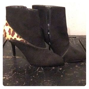 Kelly & Katie booties Black/leopard